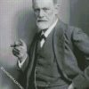 Black And White Sigmund Freud diamond painting