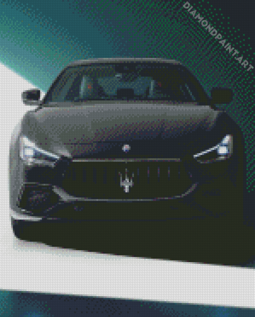 Black Maserati Diamond Painting