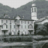 Black And White Italian Villa On The Lake Diamond Painting