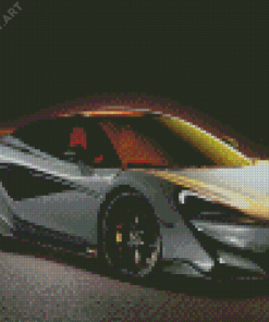 Black Mclaren Car Diamond Painting