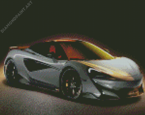 Black Mclaren Car Diamond Painting