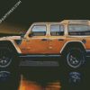 Brown Jeep diamond painting