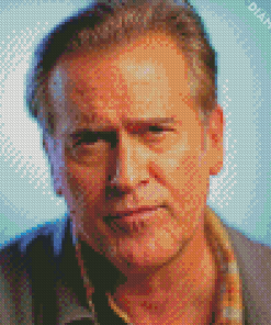 Bruce Campbell American Actor Diamond Painting