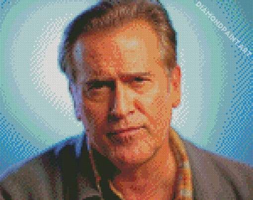 Bruce Campbell American Actor Diamond Painting