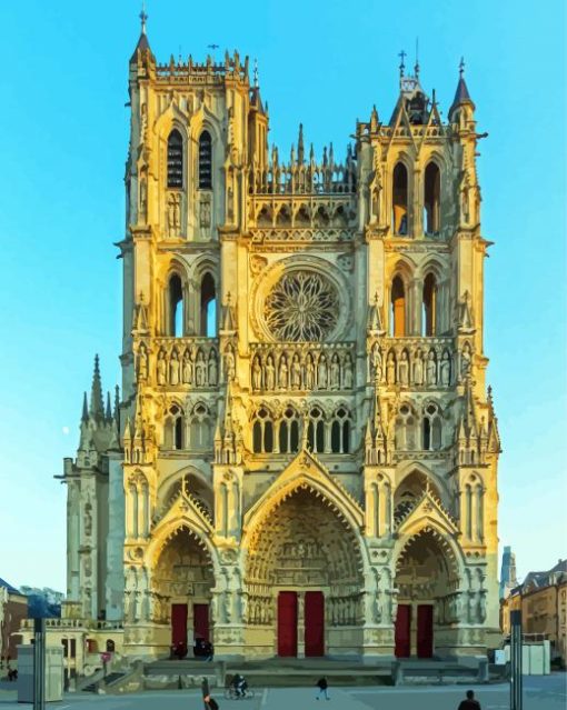 Cathedral Notre Dame Amiens Diamond Painting