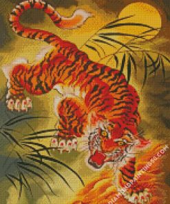 Japanese Tiger diamond painting