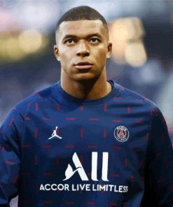 Cool Kylian Mbappé Diamond Painting