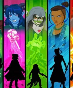 Critical Role Characters Art diamond paintings