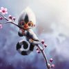 Cute Fantasy Snow Creature diamond painting