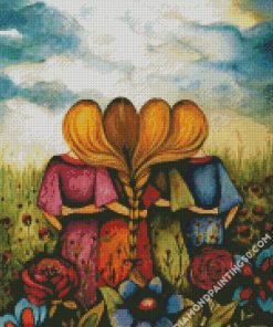 Cute Sisters diamond painting