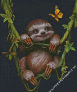 Cute Sloth diamond painting