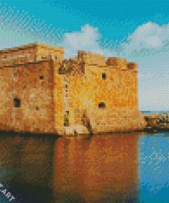 Cyprus Castle Of Paphos Diamond Painting