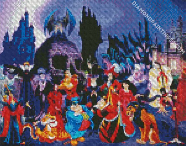 Disney Supervillains diamond painting