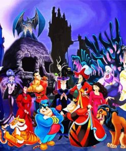 Disney Supervillains diamond painting