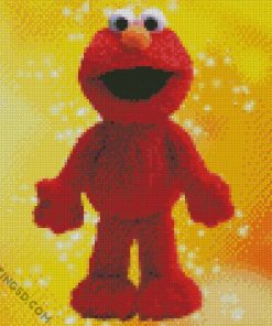 Elmo Muppet diamond painting