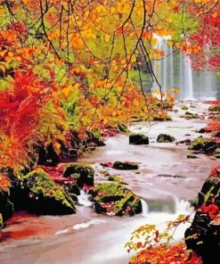 Fall Scenery landscape Diamond Painting