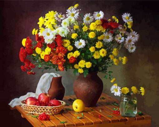 Flowers And Fruit Still Life diamond painting