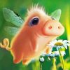 Flying Pig diamond painting