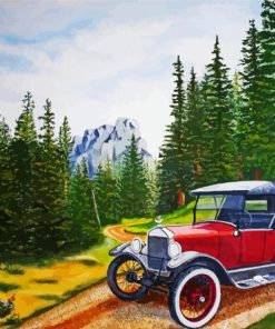 Ford Model T Art Diamond Paintingv