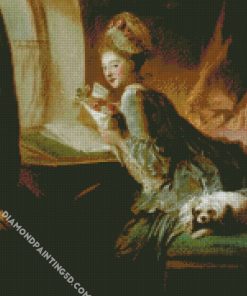 Fragonard The Love Letter diamond painting