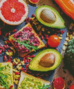 Fresh Vegan Food Diamond Painting