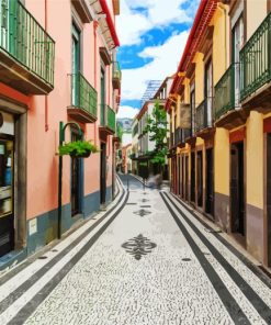 Funchal Streets diamond painting