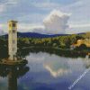 Furman University Landscape diamond painting