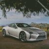 Grey Lexus Lc diamond painting