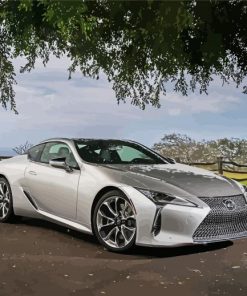 Grey Lexus Lc diamond painting