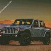 Grey Jeep diamond painting