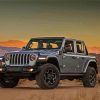 Grey Jeep diamond painting