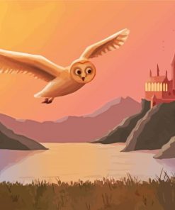 Hedwig Hogwarts Diamond Painting