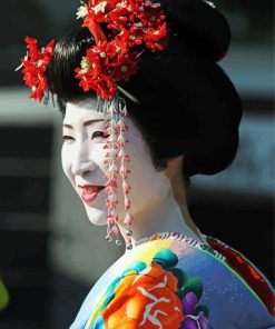 Japanese Woman Diamond Painting