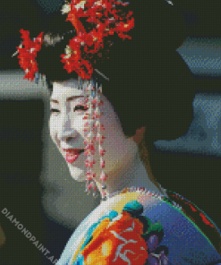 Japanese Woman Diamond Painting