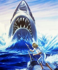 Jaws The Revenge Movie Diamond Painting