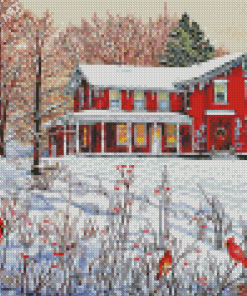 Kings Cardinals Edenny Thelma Winter Diamond Painting