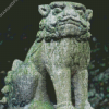 Komainu Japanese Statue Diamond Painting