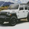 Light Grey Jeep diamond painting