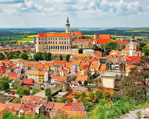 Mikulov In Moravia Czech Republic diamond painting