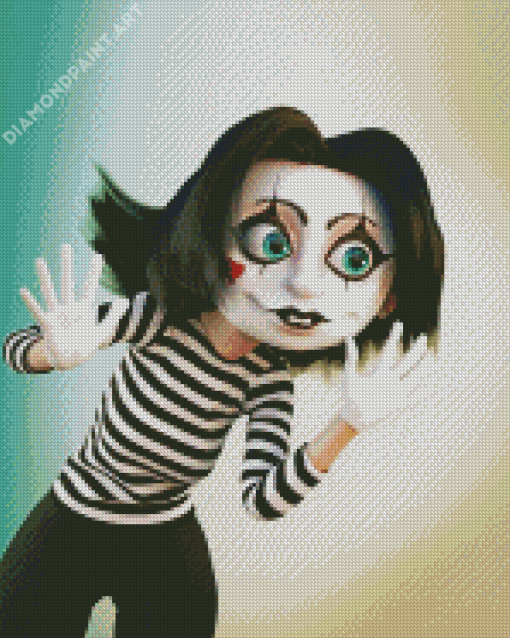 Mime Lady Art Diamond Painting