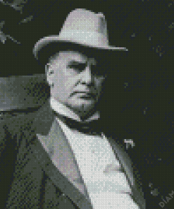 Monochrome William McKinley Diamond Painting