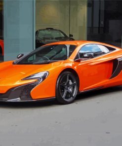 Orange Mclaren Diamond Painting