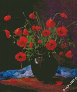 Papaveri Vase diamond painting