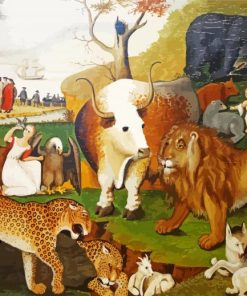 Peaceable Kingdom Animals Art Diamond Painting