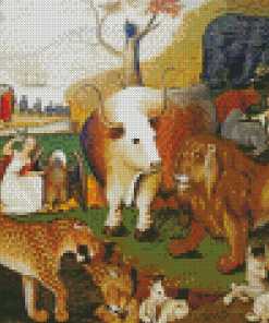 Peaceable Kingdom Animals Art Diamond Painting