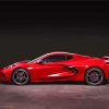 Red Chevrolet Corvette C8 Car diamond painting