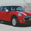 Red Mini Cooper diamond painting