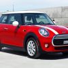 Red Mini Cooper diamond painting