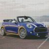 Blue Minicooper diamond painting