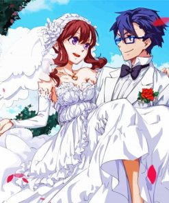 Romantic Anime Wedding Diamond Painting